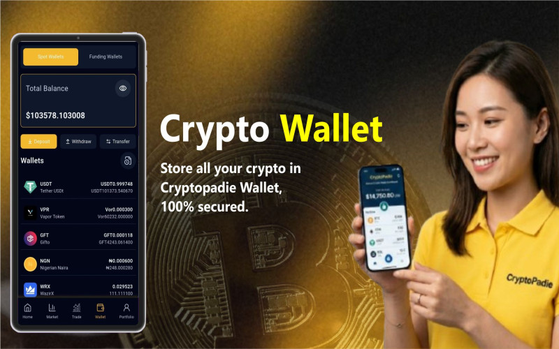 🔐 Cryptopadie Crypto Wallet: Secure, Fast & Reliable