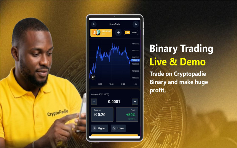 📊 Cryptopadie Binary Trading: Live & Demo Trading
