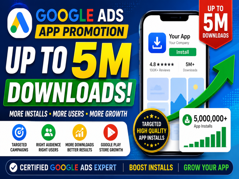 I will do android app promotion download, app promo